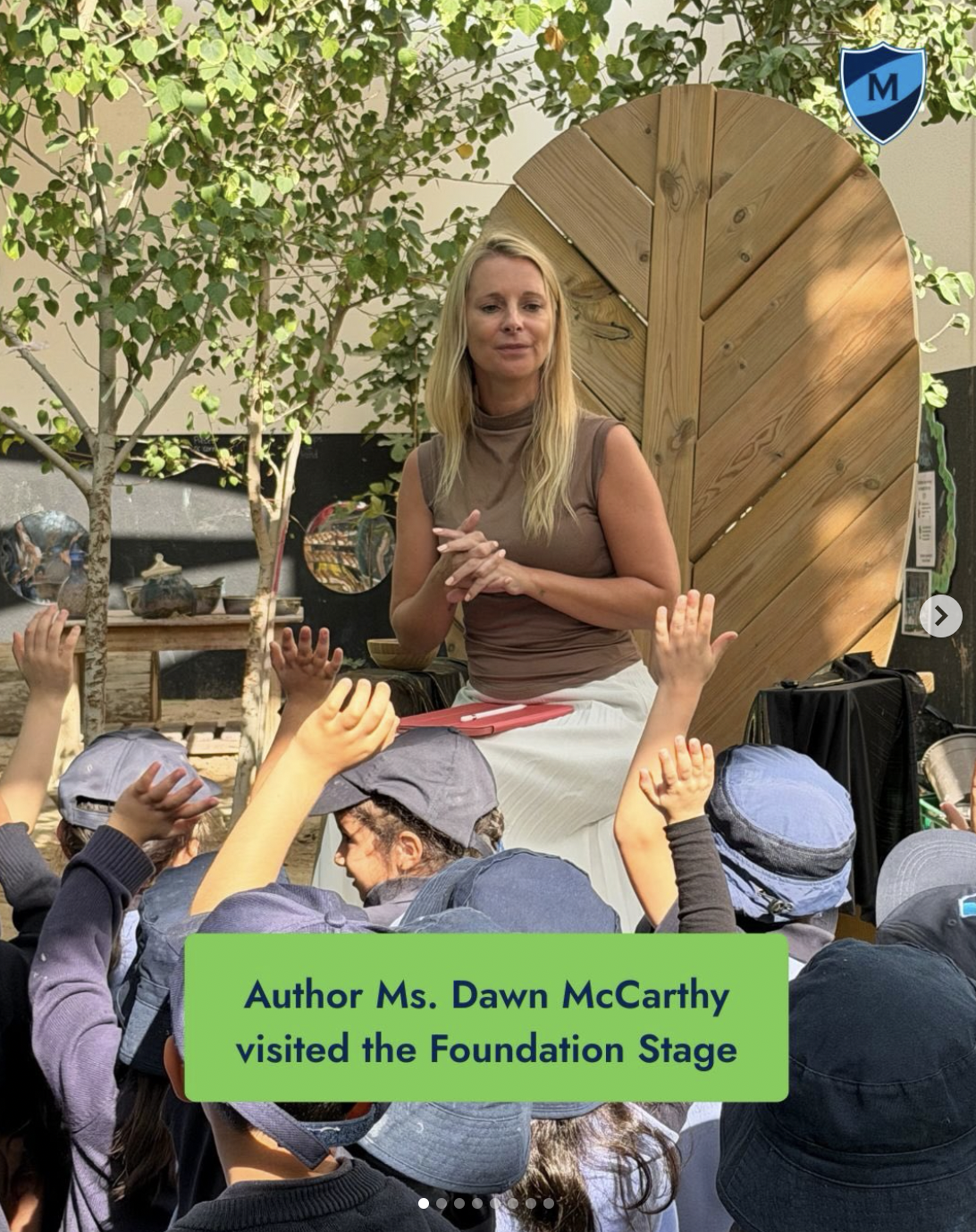 Author Visit at Dubai School